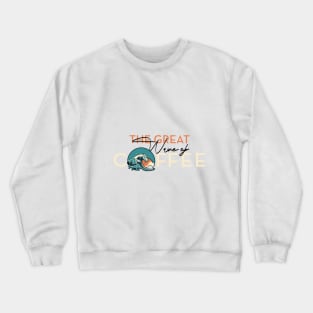 The Great Wave of Coffee Crewneck Sweatshirt